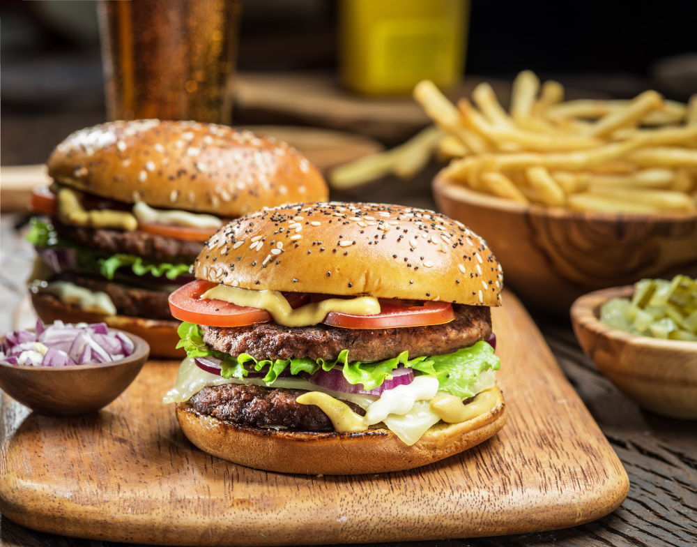 Hamburger und der Gastronomie (Die Bildrechte liegen bei dem Verfasser der Mitteilung.)