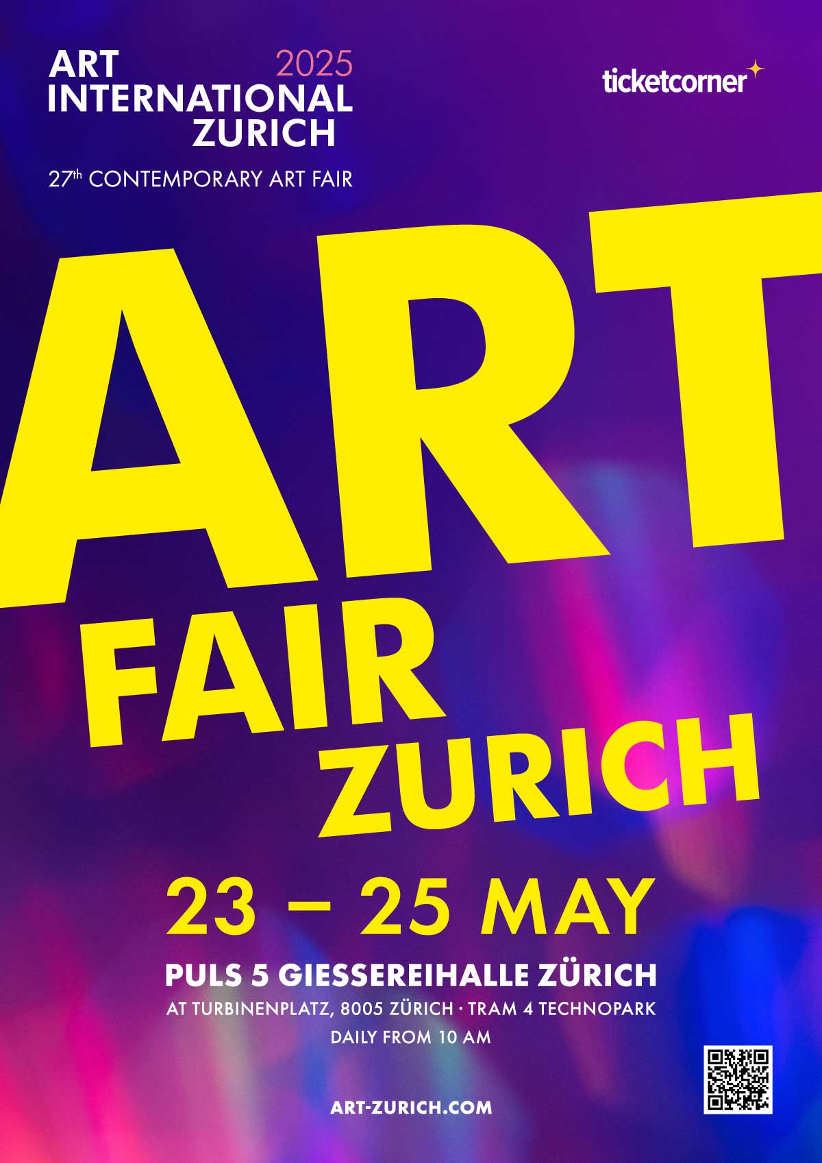 Poster der Kunstmesse Zürich, Copyright art-zurich.com