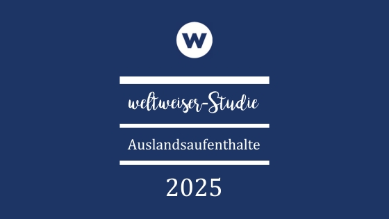 Die weltweiser-Studie zu Auslandsaufenthalten 2025 (Die Bildrechte liegen bei dem Verfasser der Mitteilung.) Die weltweiser-Studie zu Auslandsaufenthalten 2025 (Die Bildrechte liegen bei dem Verfasser der Mitteilung.)