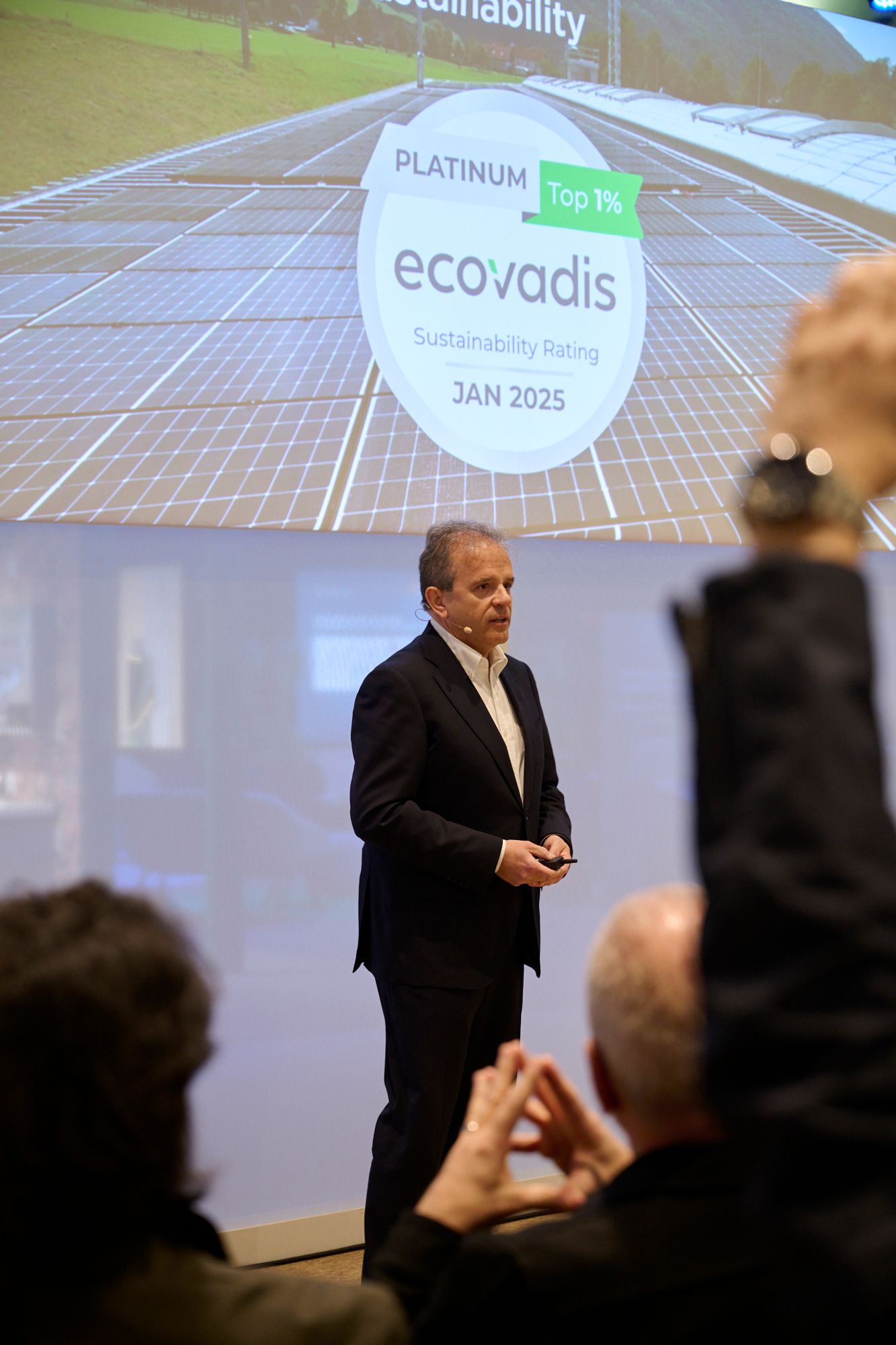 Roca Group CEO Alberto Magrans auf der ISH-Pressekonferenz. (Bildquelle: Ivgenia Moebus)