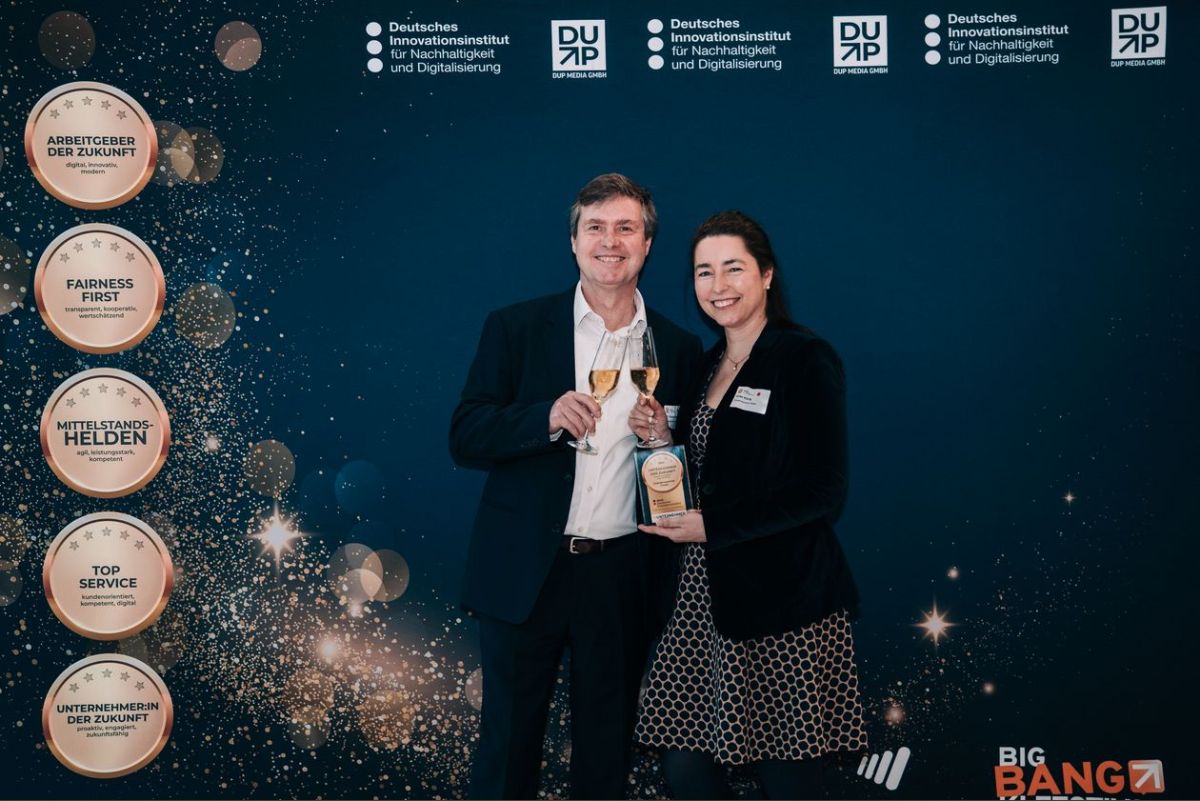 Gewonnen beim DUP Unternehmer Award - Zwergensprache GmbH (© Offenblende/Andrej)