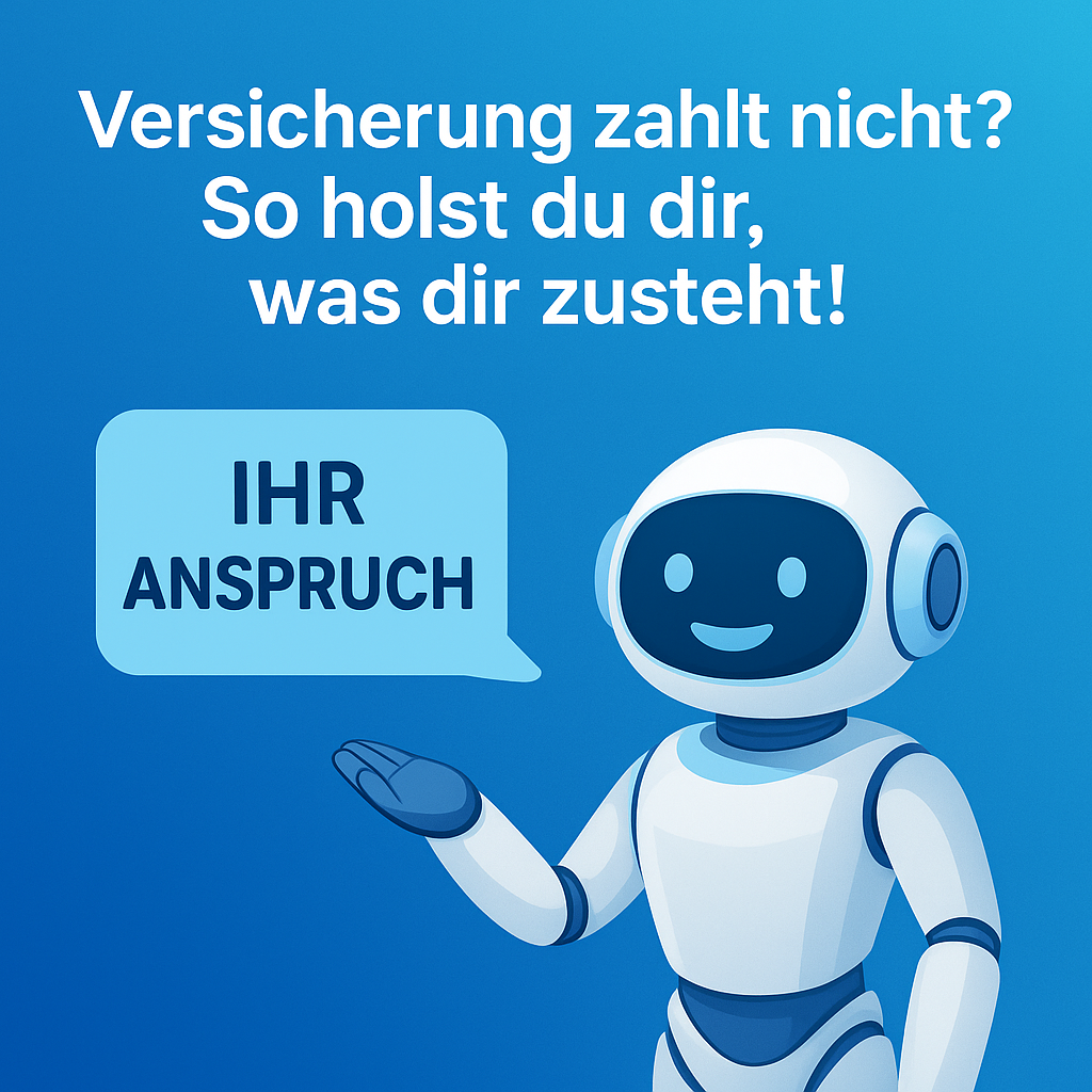 Versicherung zahlt nicht? Hol dir mit Risk-BOT, was dir zusteht!