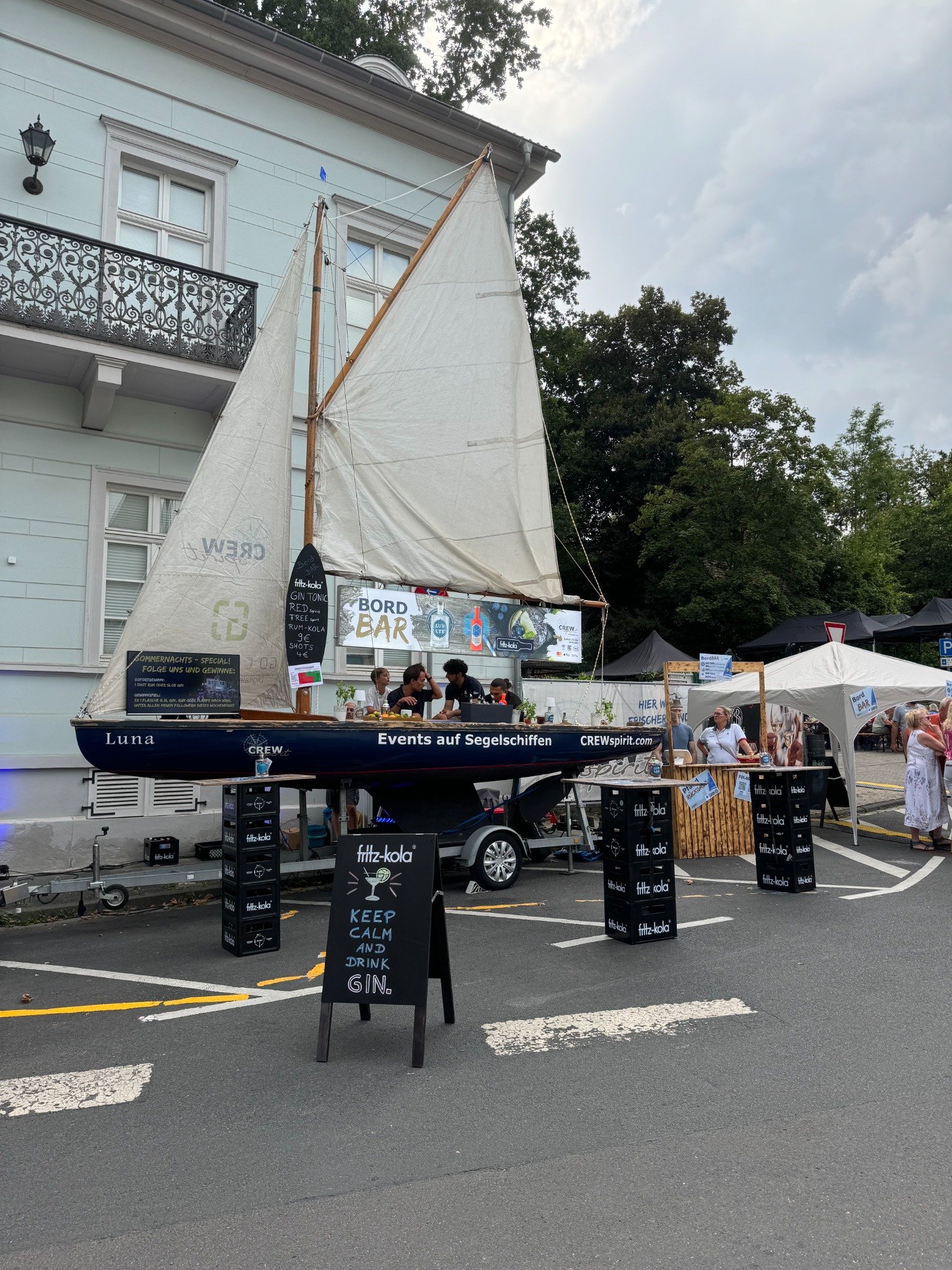 LUNA im Einsatz beim Sommernachtsfest in Bad Soden 2024 (Die Bildrechte liegen bei dem Verfasser der Mitteilung.)