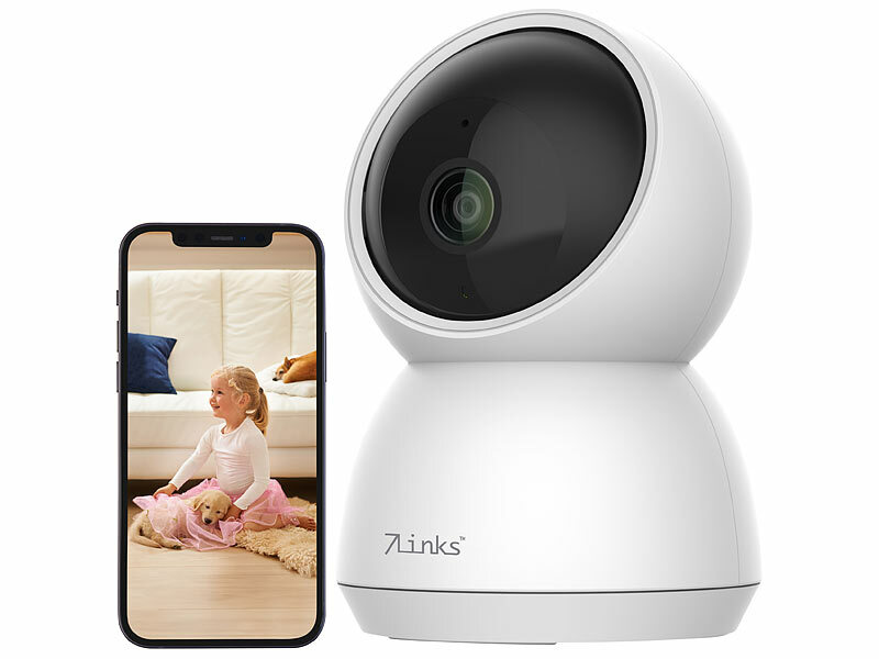 7links WLAN-Überwachungskamera IPC-570.uhd mit nativem 4K UHD, IR-LEDs, Pan/Tilt, App, www.pearl.de (Die Bildrechte liegen bei dem Verfasser der Mitteilung.) 7links WLAN-Überwachungskamera IPC-570.uhd mit nativem 4K UHD, IR-LEDs, Pan/Tilt, App, www.pearl.de (Die Bildrechte liegen bei dem Verfasser der Mitteilung.)