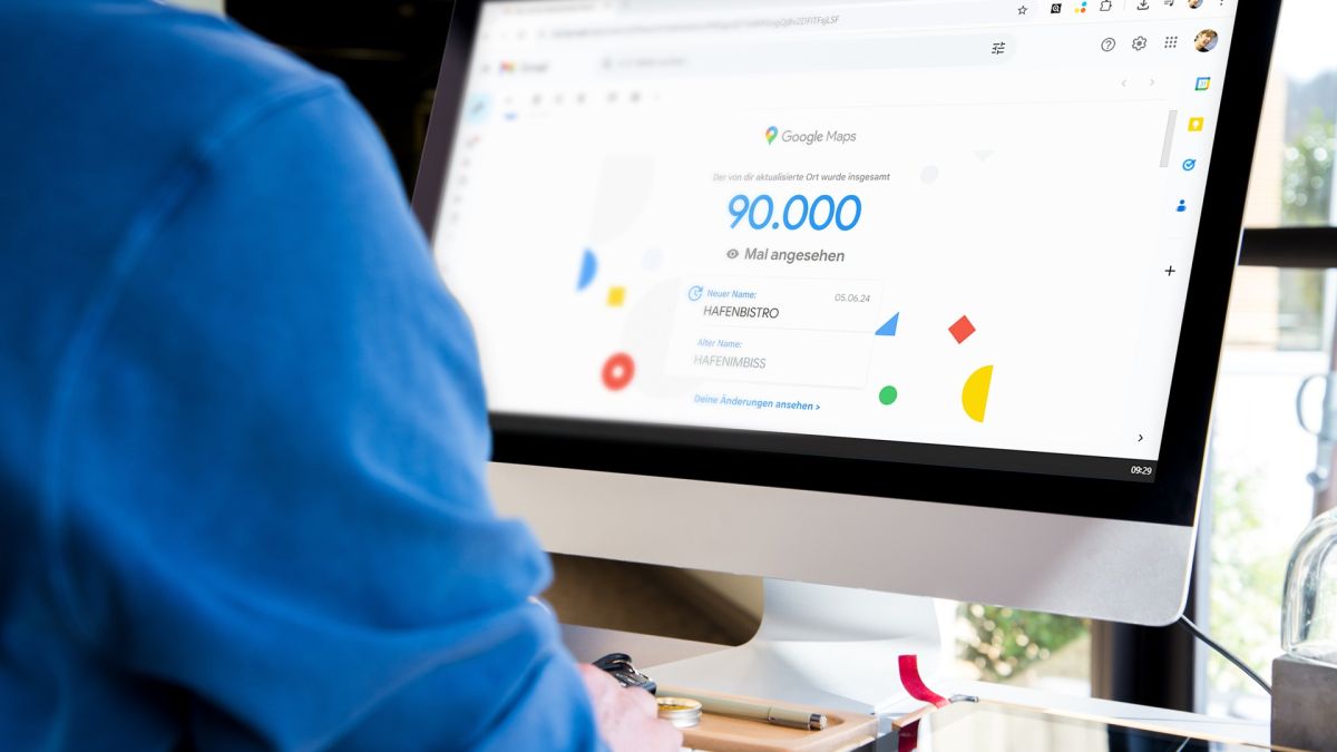 Der neue Google-Maps-Eintrag 