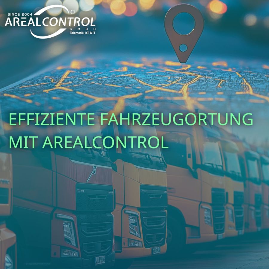 Telematik: Fahrzeug-Ortung und -Tracking zur Automatisierung (© AREALCONTROL GmbH)