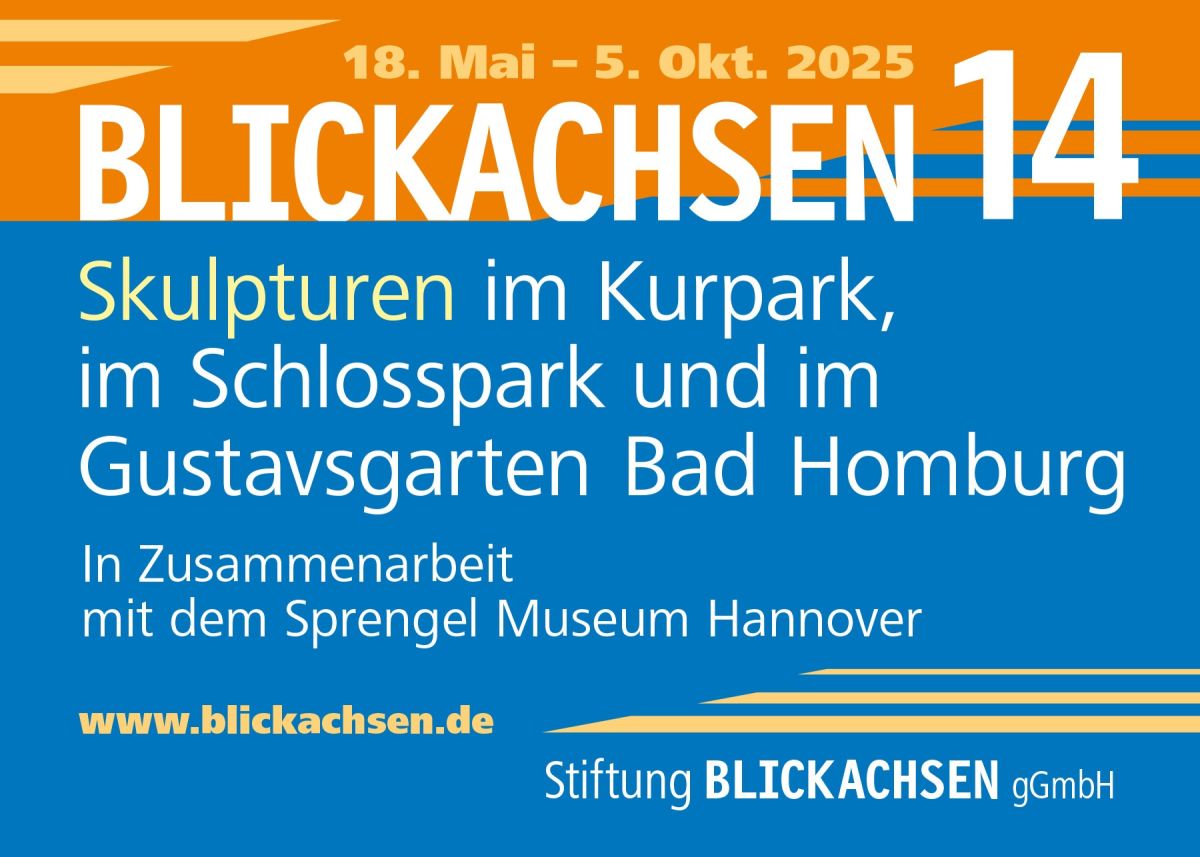Blickachsen 14 (2025) (© Stiftung Blickachsen gGmbH, Bad Homburg) Blickachsen 14 (2025) (© Stiftung Blickachsen gGmbH, Bad Homburg)