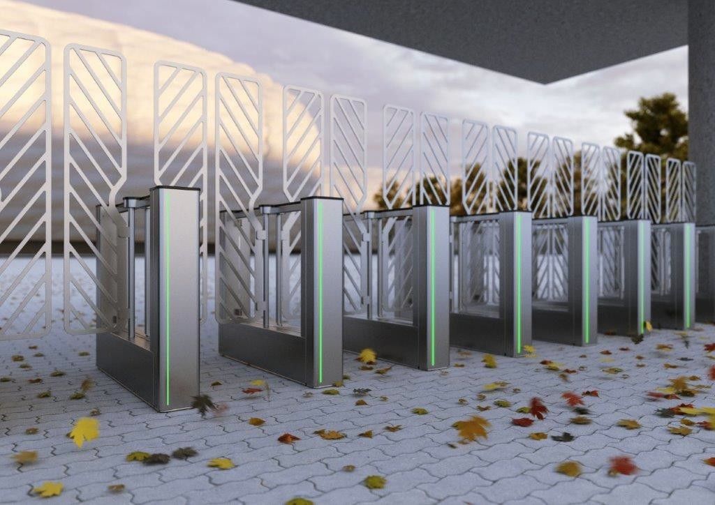 Die FirstLane Plus Outdoor Sensorschleuse wird auf der Messe präsentiert. (Bildquelle: @Automatic Systems) Die FirstLane Plus Outdoor Sensorschleuse wird auf der Messe präsentiert. (Bildquelle: @Automatic Systems)