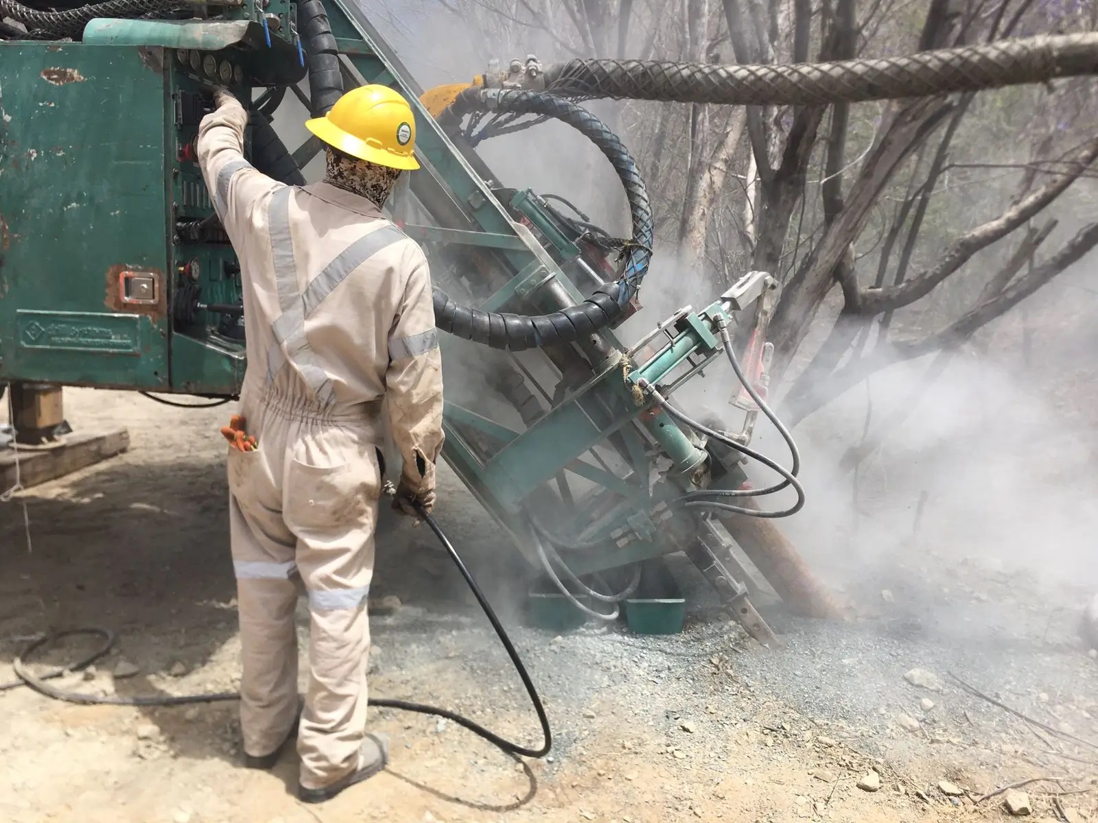 Bohrung auf dem Gran Pilar-Projekt; Quelle Tocvan Ventures