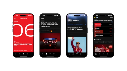 Die Scuderia-Ferrari-App enthält viele neue Funktionen und kann nun auch Italienisch (Bildquelle: Copyright: IBM) Die Scuderia-Ferrari-App enthält viele neue Funktionen und kann nun auch Italienisch (Bildquelle: Copyright: IBM)