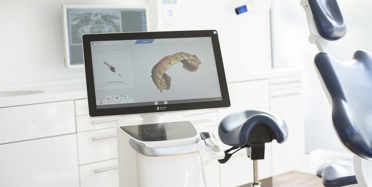 Interoralscanner (Die Bildrechte liegen bei dem Verfasser der Mitteilung.) Interoralscanner (Die Bildrechte liegen bei dem Verfasser der Mitteilung.)