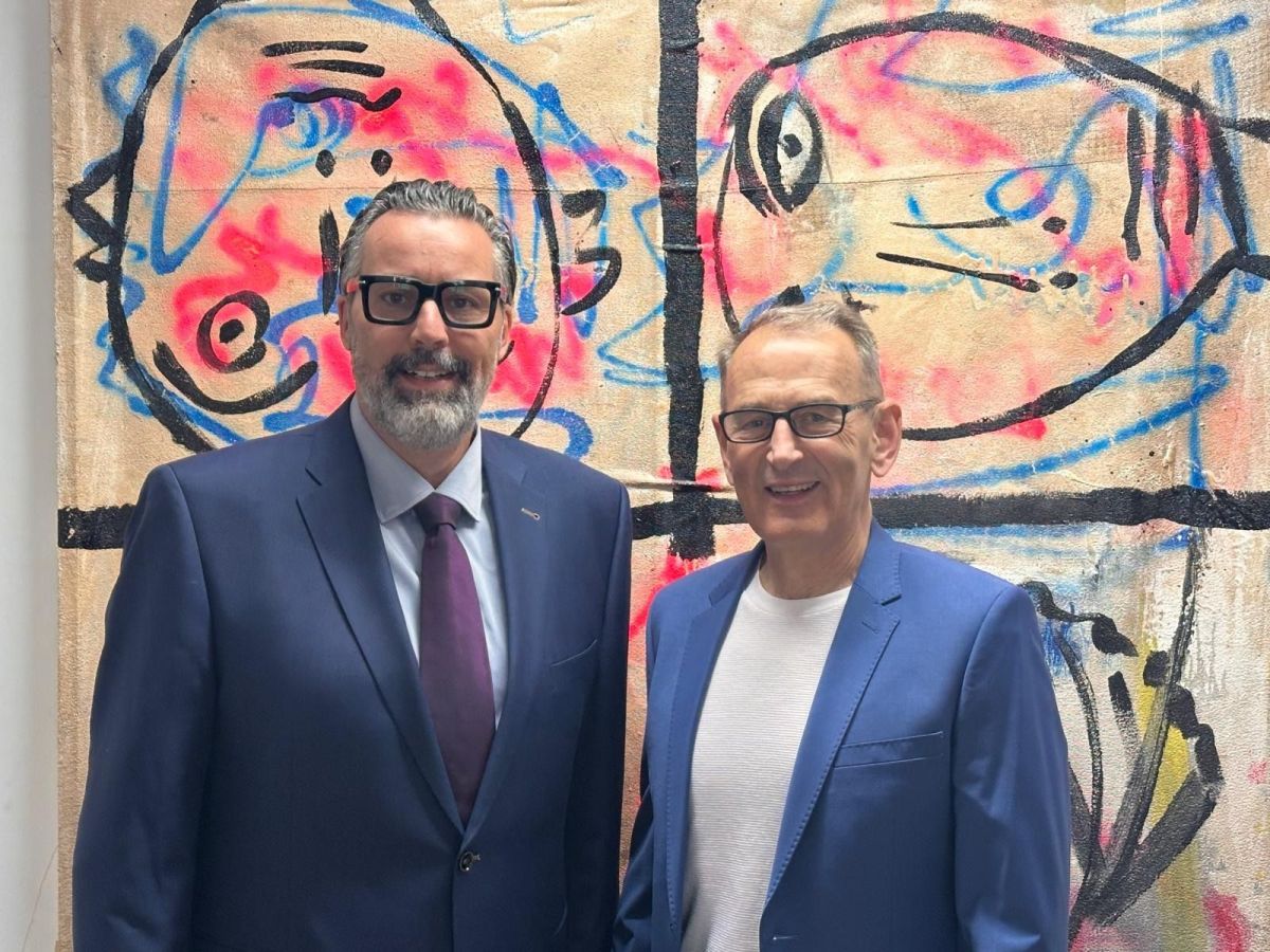 Sascha Rissel und Dr. Kadoshchuck (© mAInthink.ai) Sascha Rissel und Dr. Kadoshchuck (© mAInthink.ai)