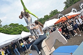 Voltigiererinnen auf dem „Movie“; Fotograf: Andreas Woitschützke