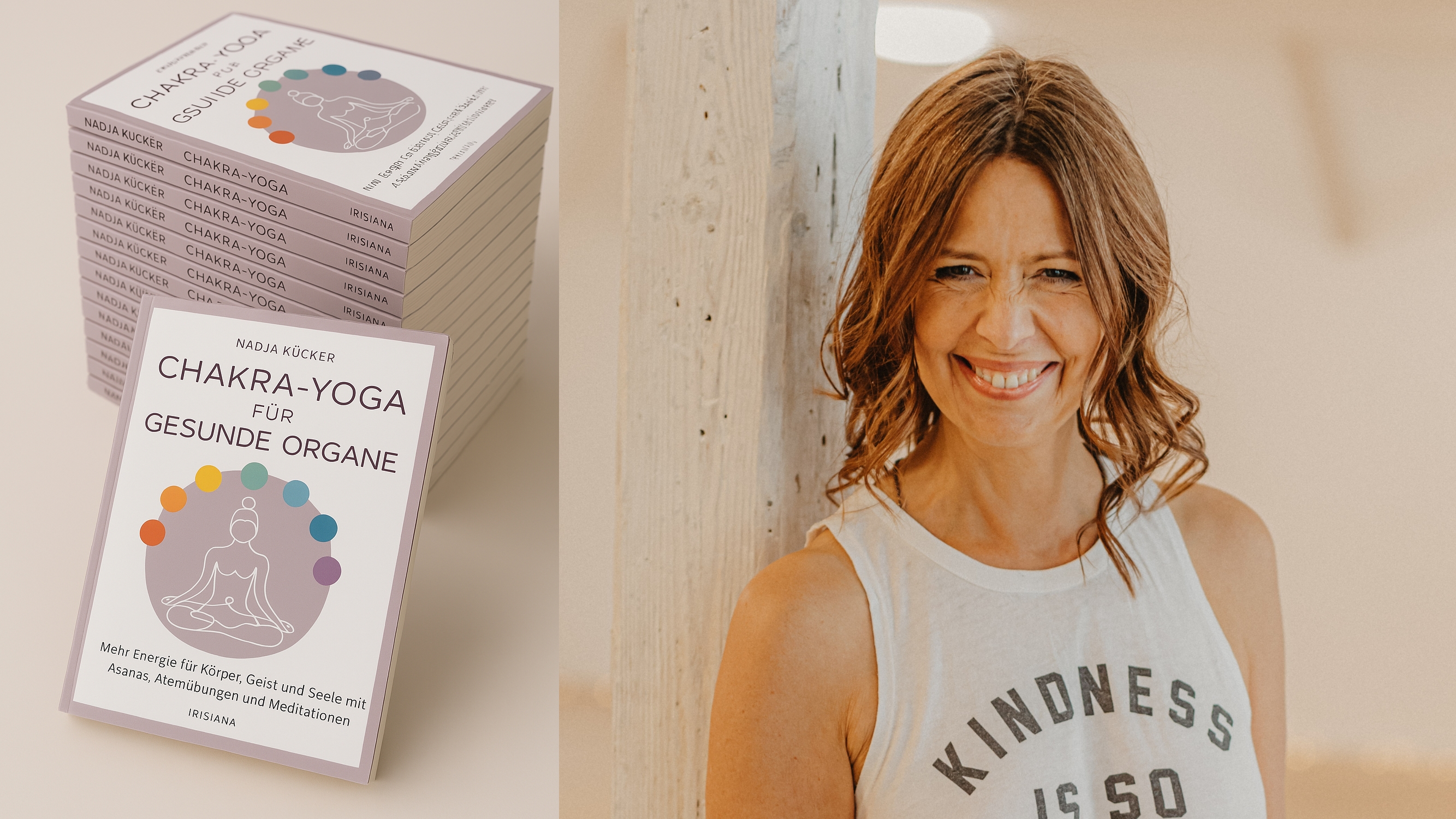 Nadja Kücker und ihr neues Buch Chakra-Yoga für gesunde Organe (Die Bildrechte liegen bei dem Verfasser der Mitteilung.) Nadja Kücker und ihr neues Buch Chakra-Yoga für gesunde Organe (Die Bildrechte liegen bei dem Verfasser der Mitteilung.)