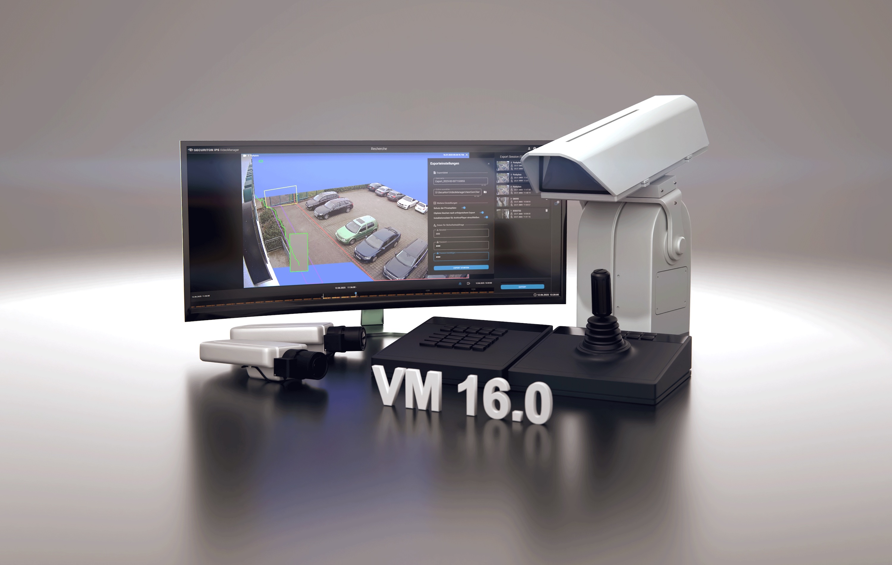 Mit Version 16 des IPS VideoManager lassen sich Flächen zum Schutz der Privatsphäre genau markieren. (Bildquelle: Securiton Deutschland)