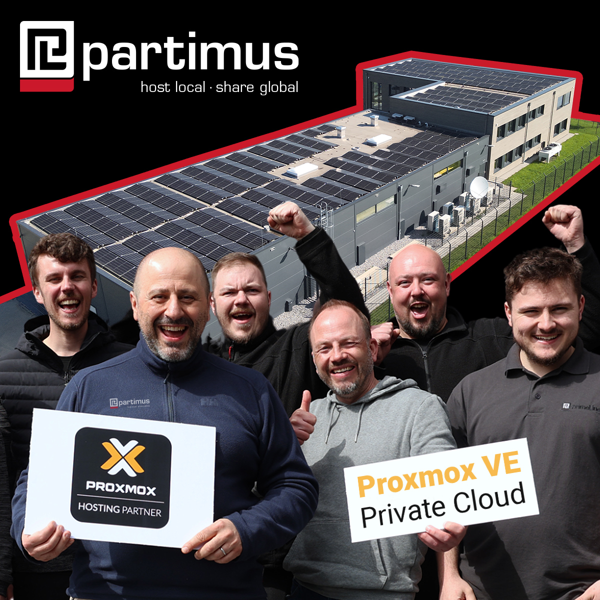 Die partimus GmbH mit Rechenzentrum in Deutschland wird offizieller Proxmox Hosting Partner (Die Bildrechte liegen bei dem Verfasser der Mitteilung.)