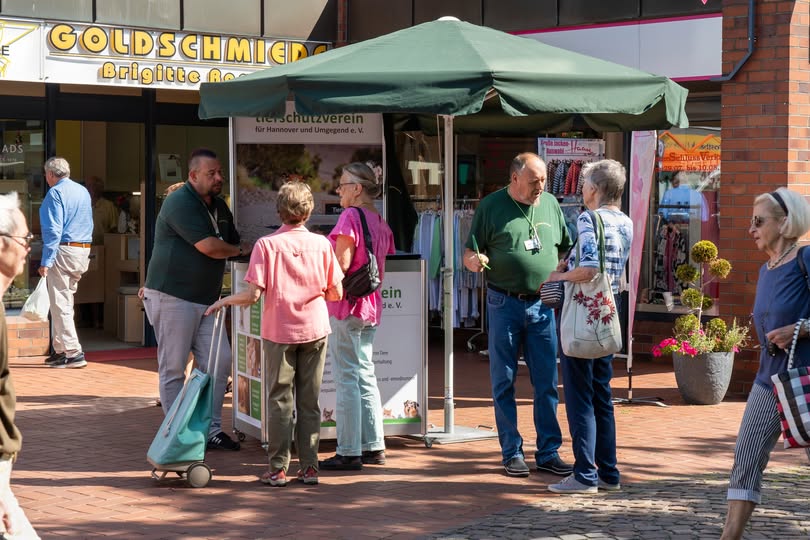 Ein Info-Stand der service94 GmbH (Die Bildrechte liegen bei dem Verfasser der Mitteilung.)