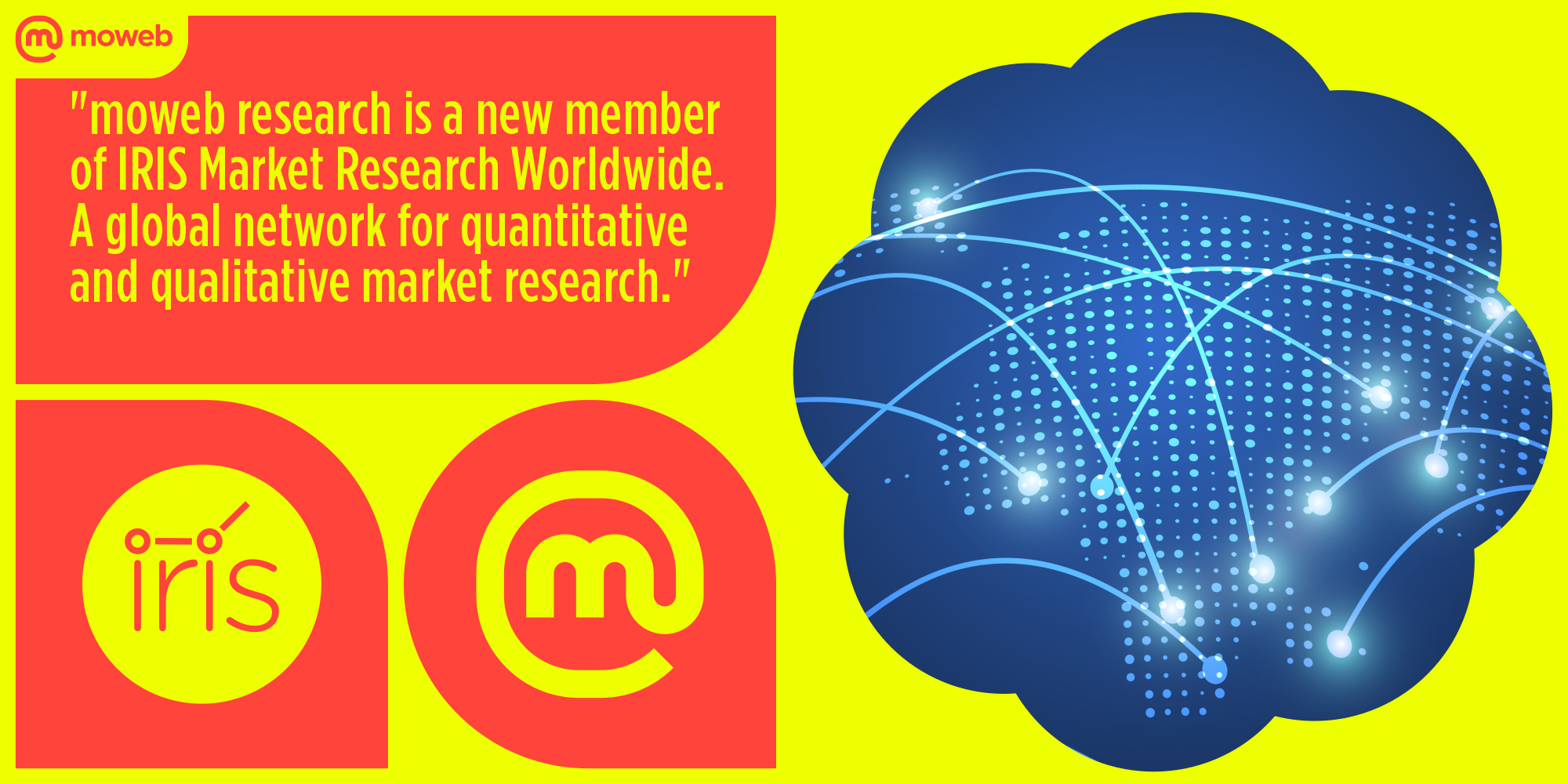 moweb research neues Mitglied bei IRIS Market Research Worldwide.