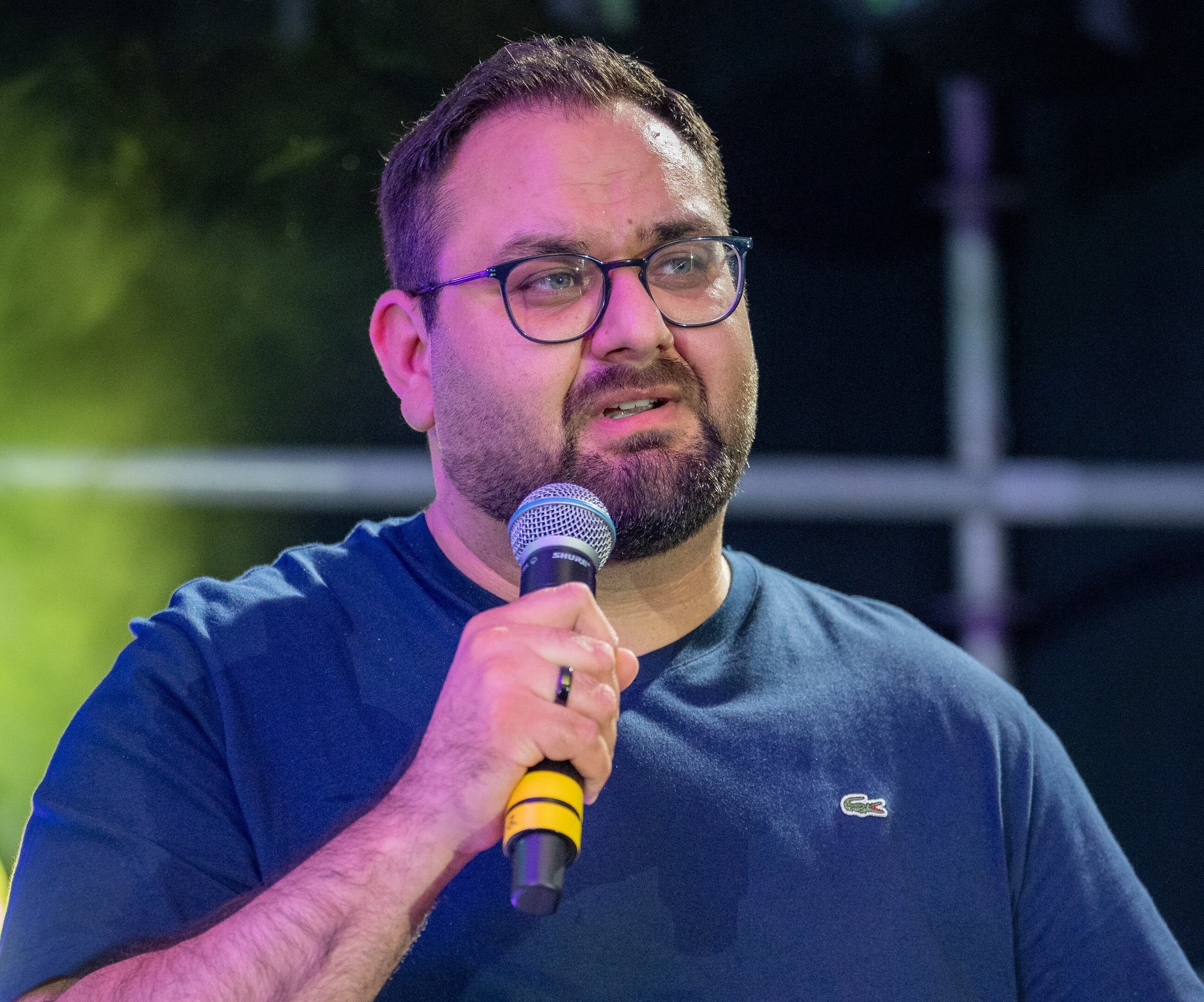 Alexander Erdwein auf dem internationalen Speaker-Slam in Wiesbaden