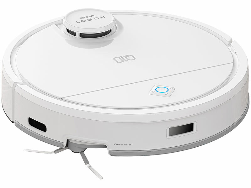 Sichler Haushaltsgeräte HOBOT LEGEE Q10 Multiroom-Wisch- und Saugroboter PCR-9200, www.pearl.de (Die Bildrechte liegen bei dem Verfasser der Mitteilung.) Sichler Haushaltsgeräte HOBOT LEGEE Q10 Multiroom-Wisch- und Saugroboter PCR-9200, www.pearl.de (Die Bildrechte liegen bei dem Verfasser der Mitteilung.)