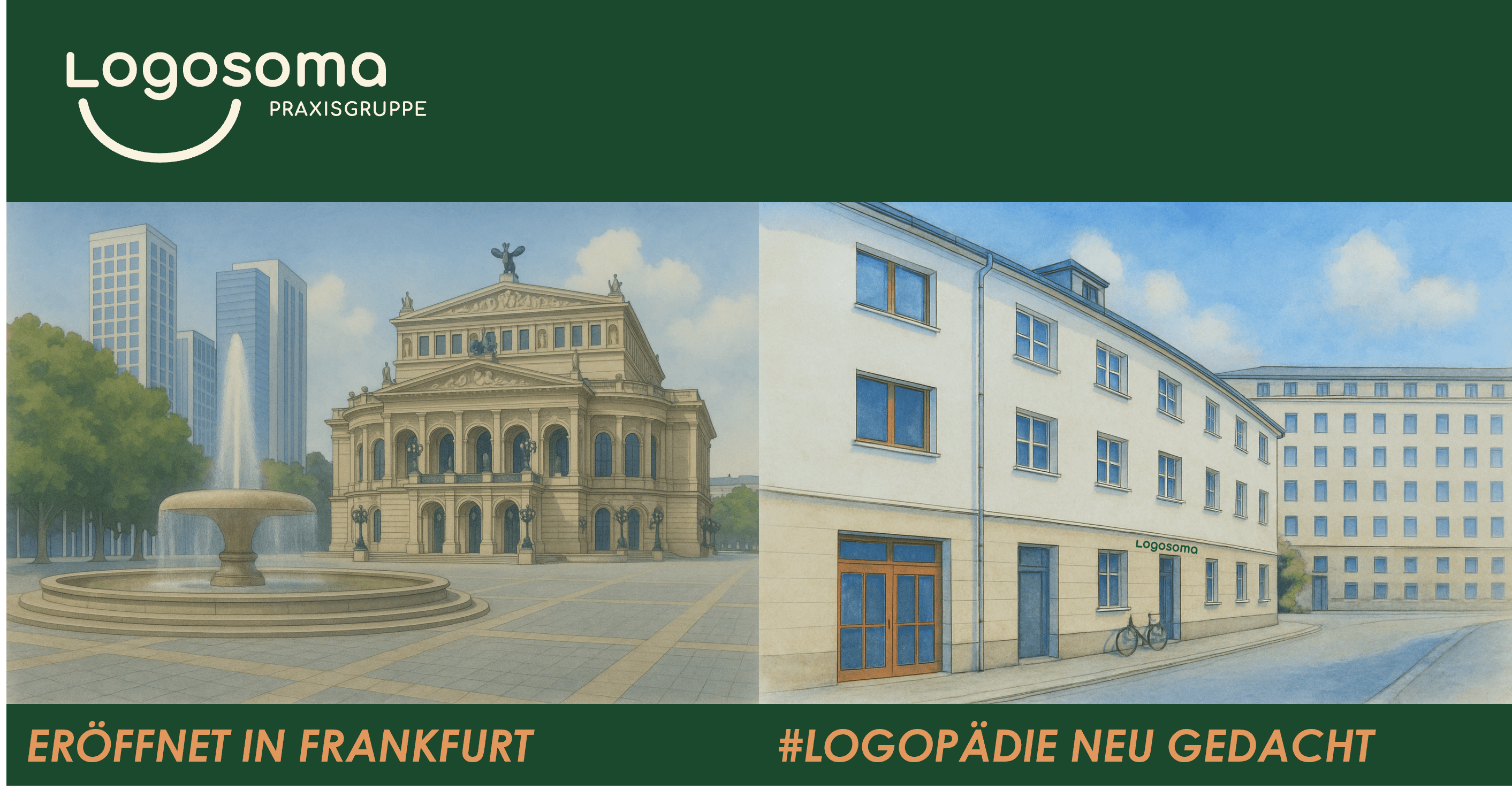 Die Logosoma Praxisgruppe kommt nach Frankfurt