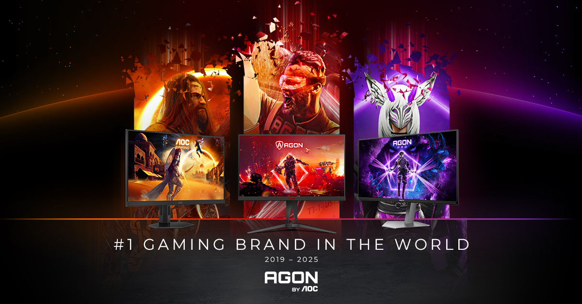 AOC verteidigt Spitzenposition auf dem weltweiten Markt für Gaming-Monitore (Die Bildrechte liegen bei dem Verfasser der Mitteilung.) AOC verteidigt Spitzenposition auf dem weltweiten Markt für Gaming-Monitore (Die Bildrechte liegen bei dem Verfasser der Mitteilung.)