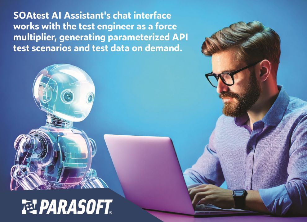 Parasoft: Agentic AI-Ansatz erweitert API-Tests von SOAtest, Bild: Parasoft (Die Bildrechte liegen bei dem Verfasser der Mitteilung.)