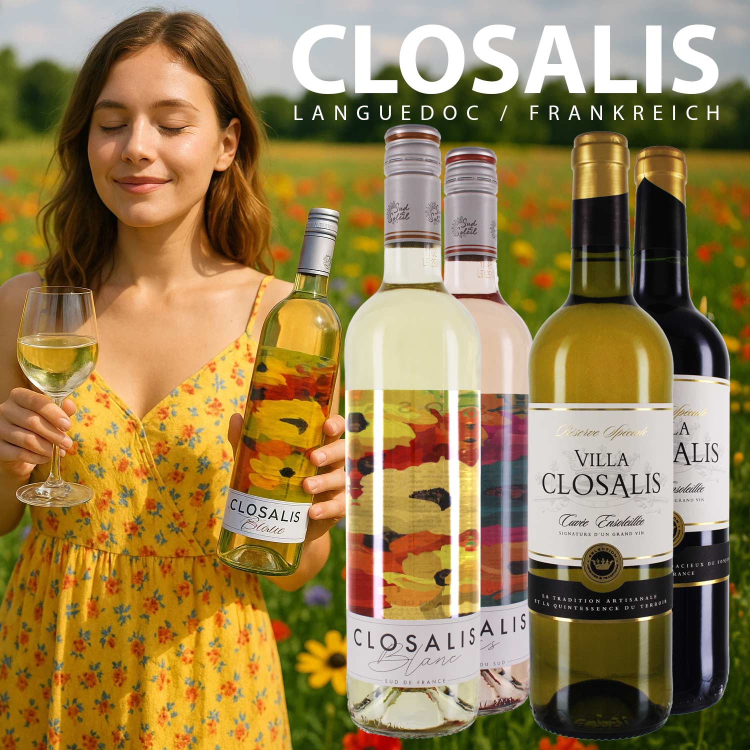 Closalis Weine - Gönn dir Sommer (Die Bildrechte liegen bei dem Verfasser der Mitteilung.)