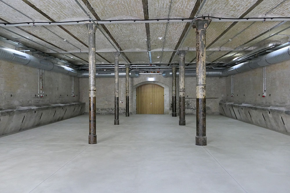 Ehemaliger Pferdestall der Bötzow Brauerei, Berlin (Die Bildrechte liegen bei dem Verfasser der Mitteilung.)