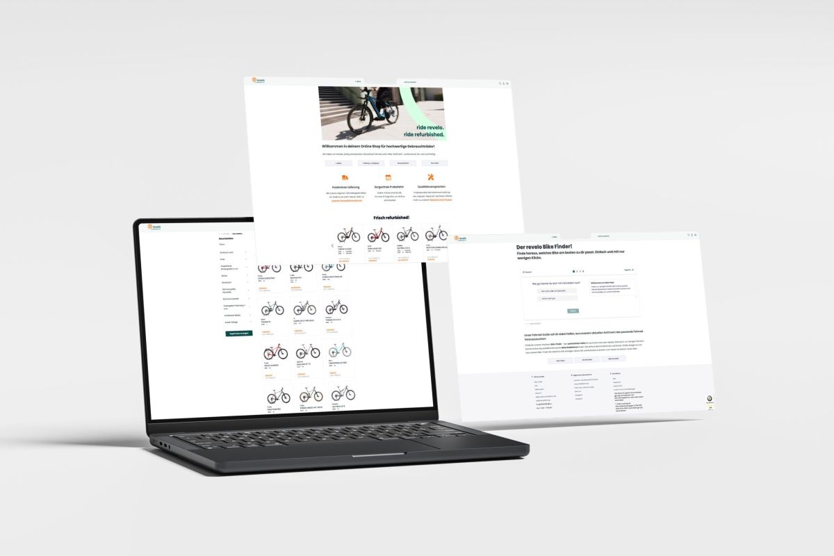 Der neue Shop von Revelo / Bravobike (© Shopmacher)
