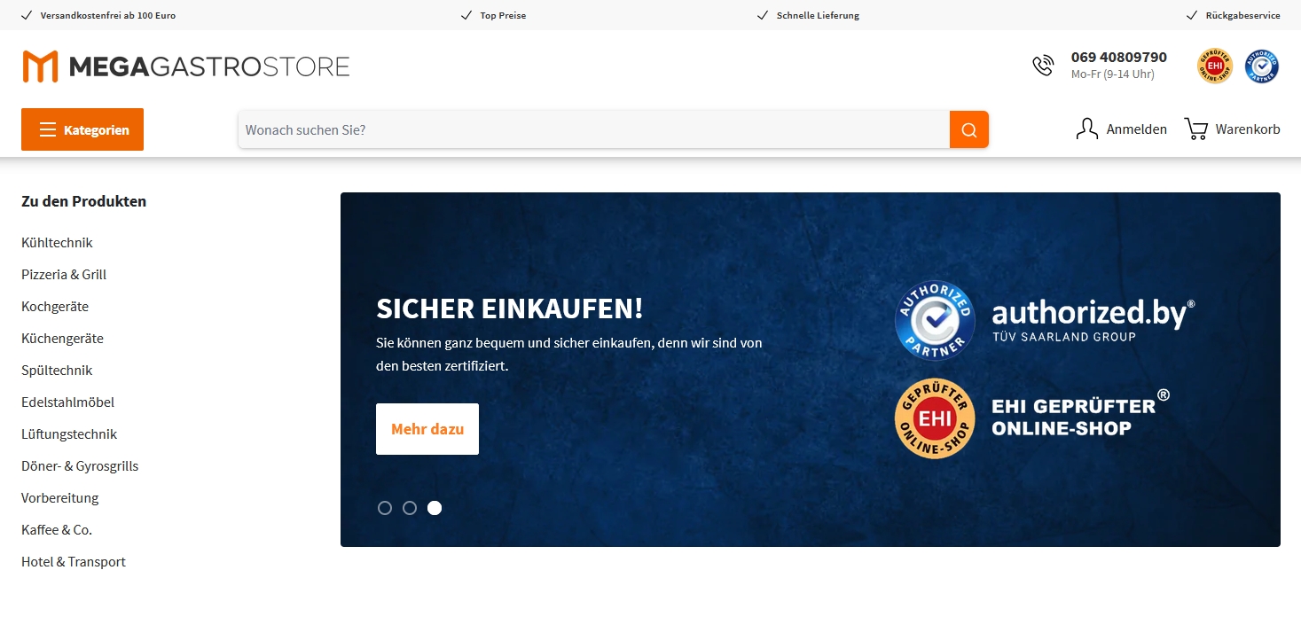 (Bildquelle: MegaGastroStore) (Bildquelle: MegaGastroStore)