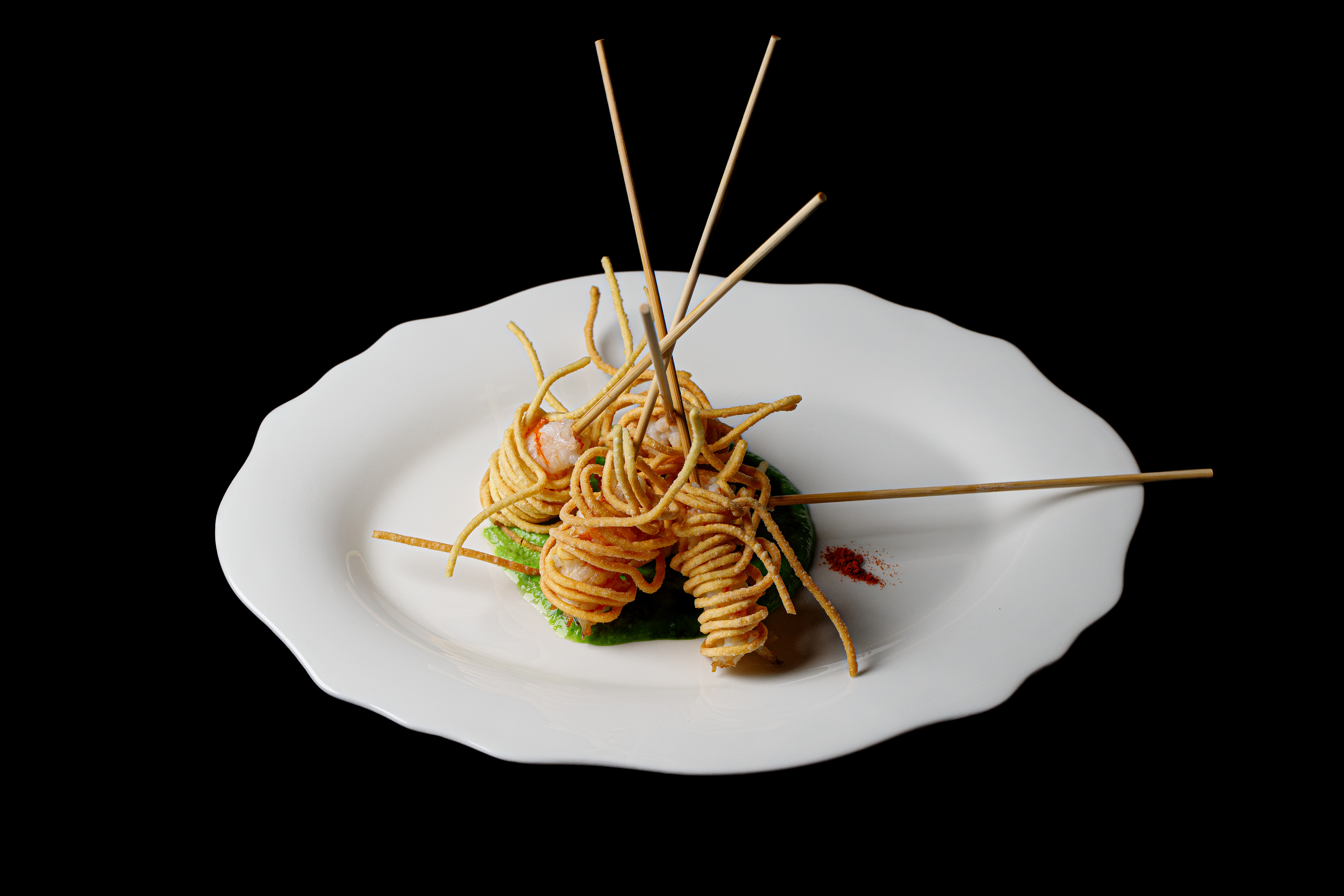 An Bord der Crystal-Luxusschiffe genießen Gäste in der Osteria d'Ovidio jetzt Involtini di Scampi. (Bildquelle: courtesy of Crystal)
