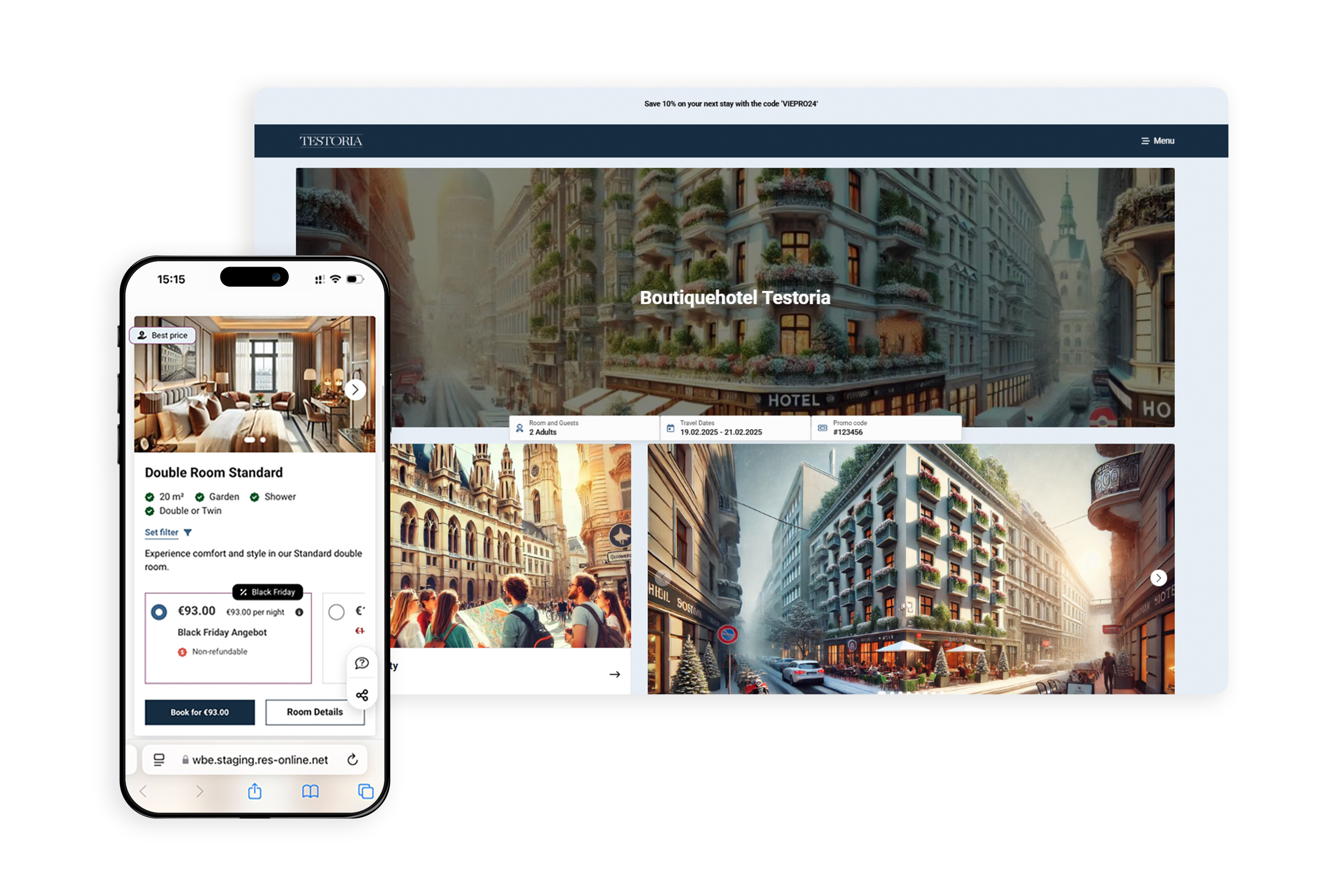 HotelPartner Revenue Management Webbuchungsmaschine B.E. Quick HotelPartner Revenue Management Webbuchungsmaschine B.E. Quick