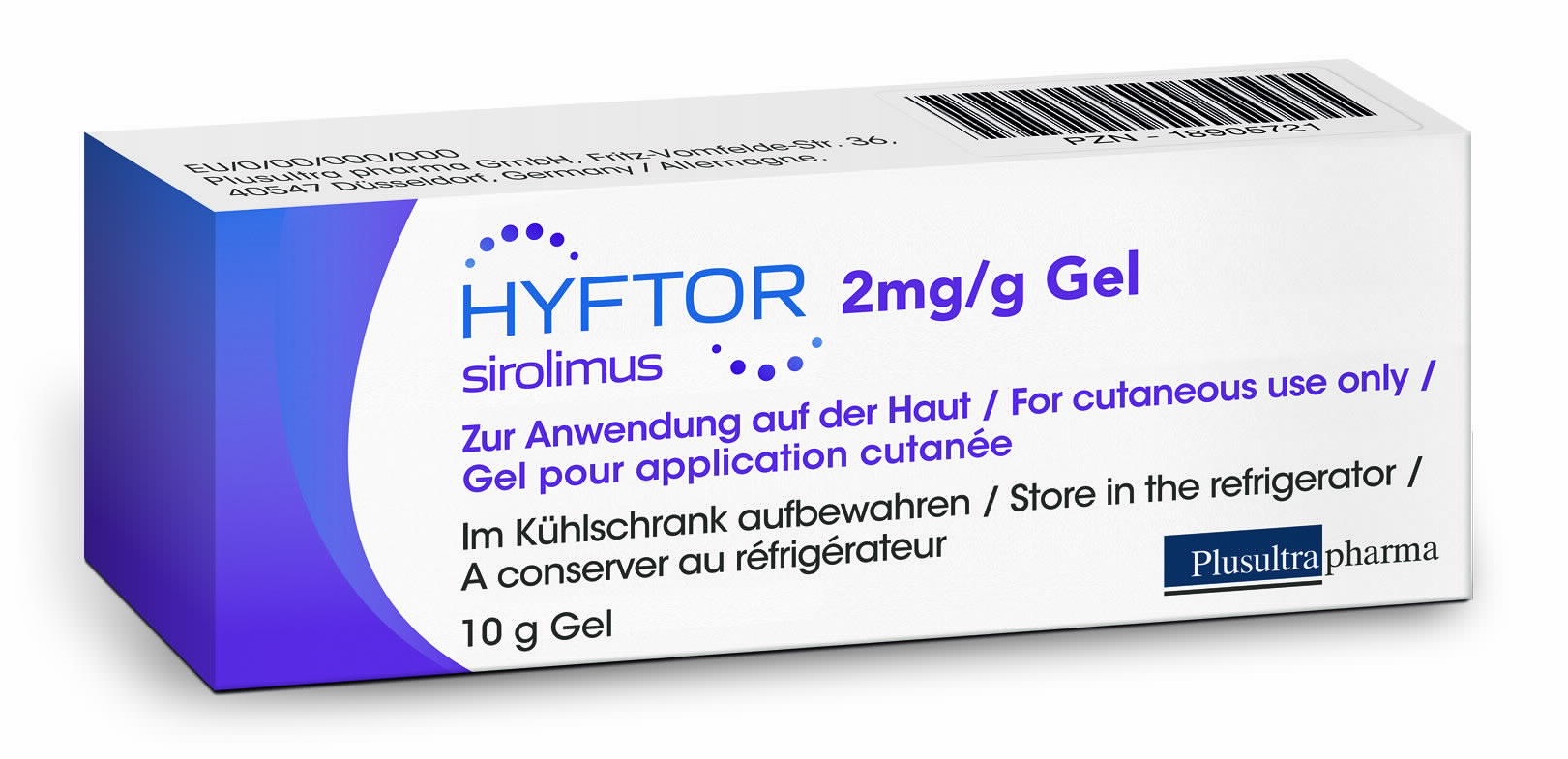 Hyftor®2 mg/g Gel (©Plusultra pharma GmbH) (Die Bildrechte liegen bei dem Verfasser der Mitteilung.)