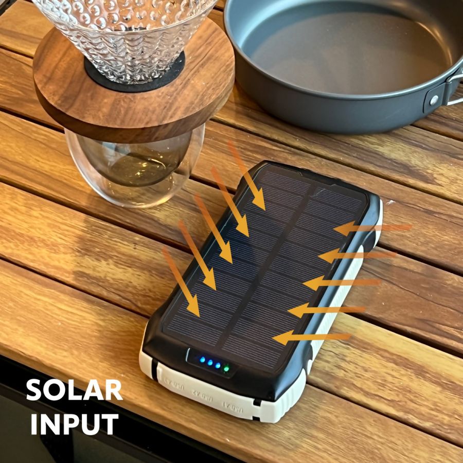 Saca Peak Solarpowerbank von Vinnic (© Vinnic) Saca Peak Solarpowerbank von Vinnic (© Vinnic)