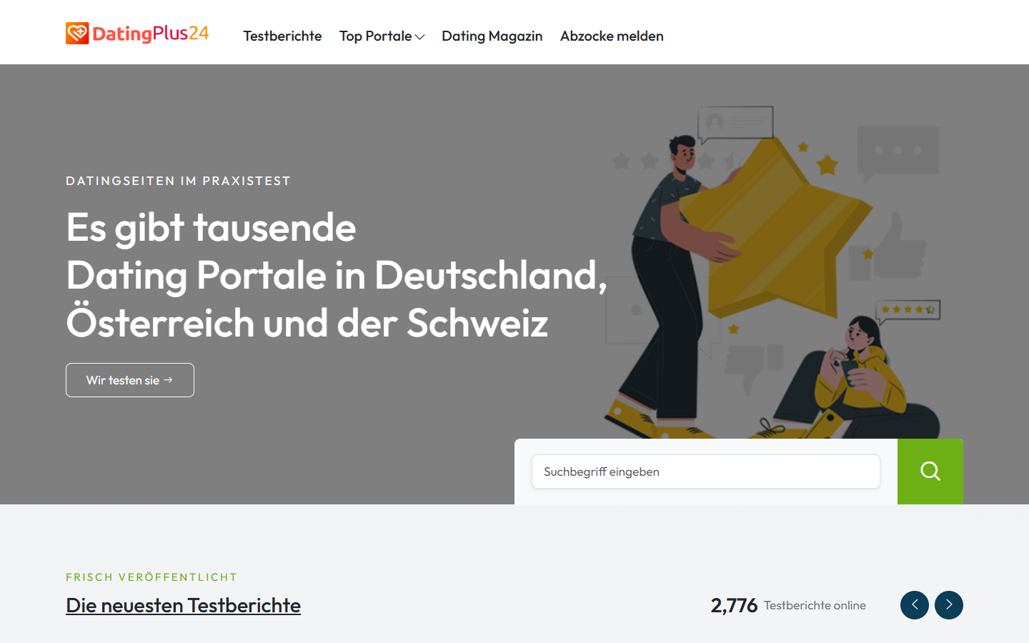 DatingPlus24.com Webseite