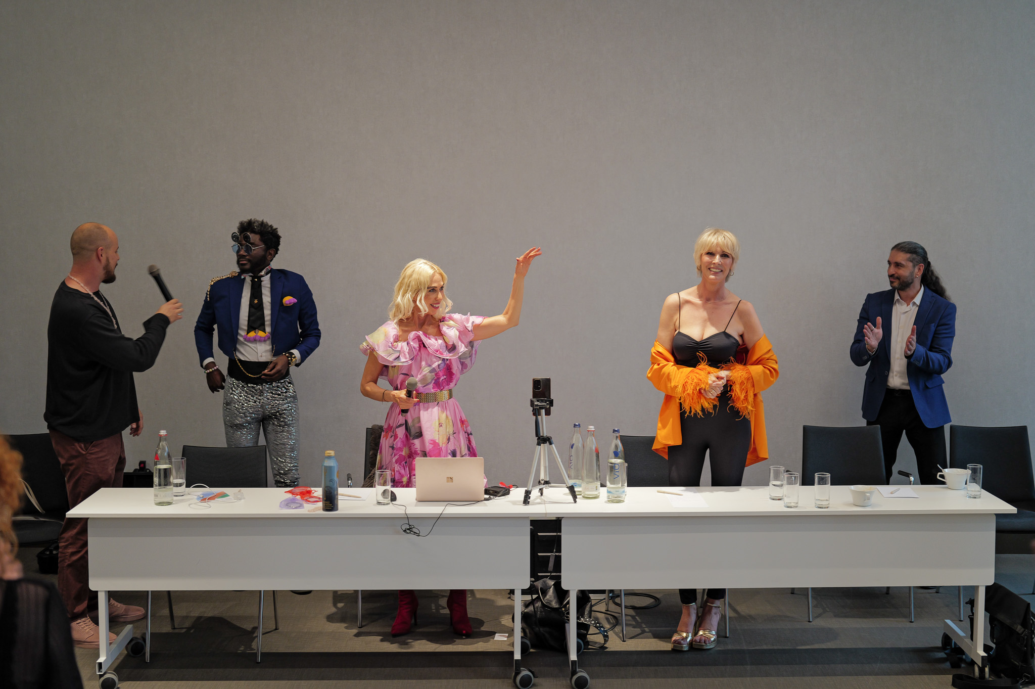 Elora Fashion Show Casting: Marvin Muth, Didi Veron, Jane Uhlig, Nicole Reitbauer, Orhan Varli (Die Bildrechte liegen bei dem Verfasser der Mitteilung.)
