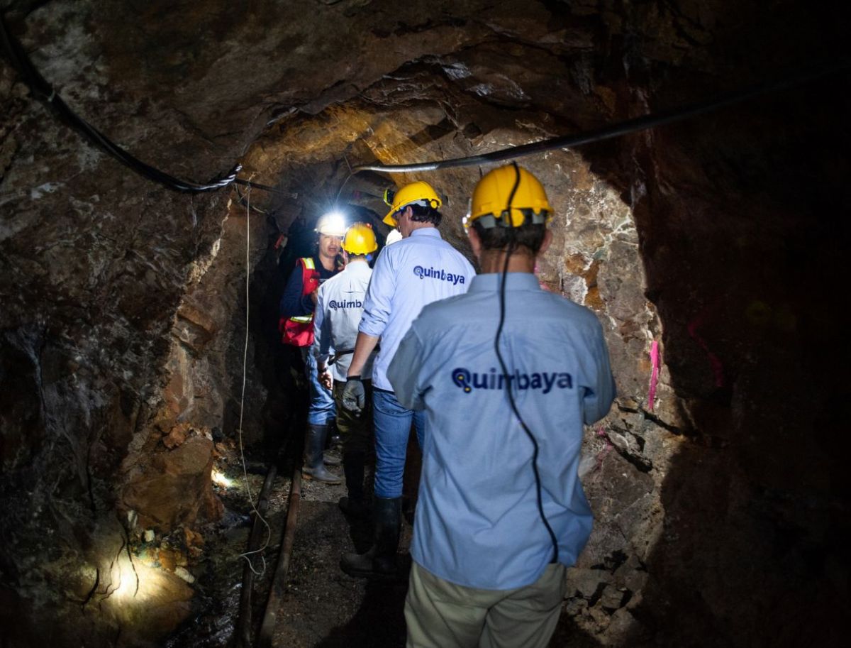 Untertage in einem historischen Bergwerksstollen in Kolumbien; Quelle: Quimbaya Gold