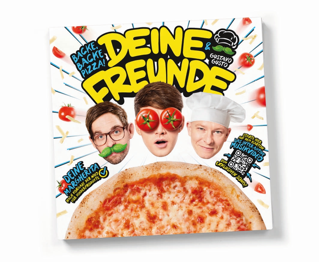 Gustavo Gusto Packshot"Deine Freunde" Pizza (Die Bildrechte liegen bei dem Verfasser der Mitteilung.) Gustavo Gusto Packshot"Deine Freunde" Pizza (Die Bildrechte liegen bei dem Verfasser der Mitteilung.)
