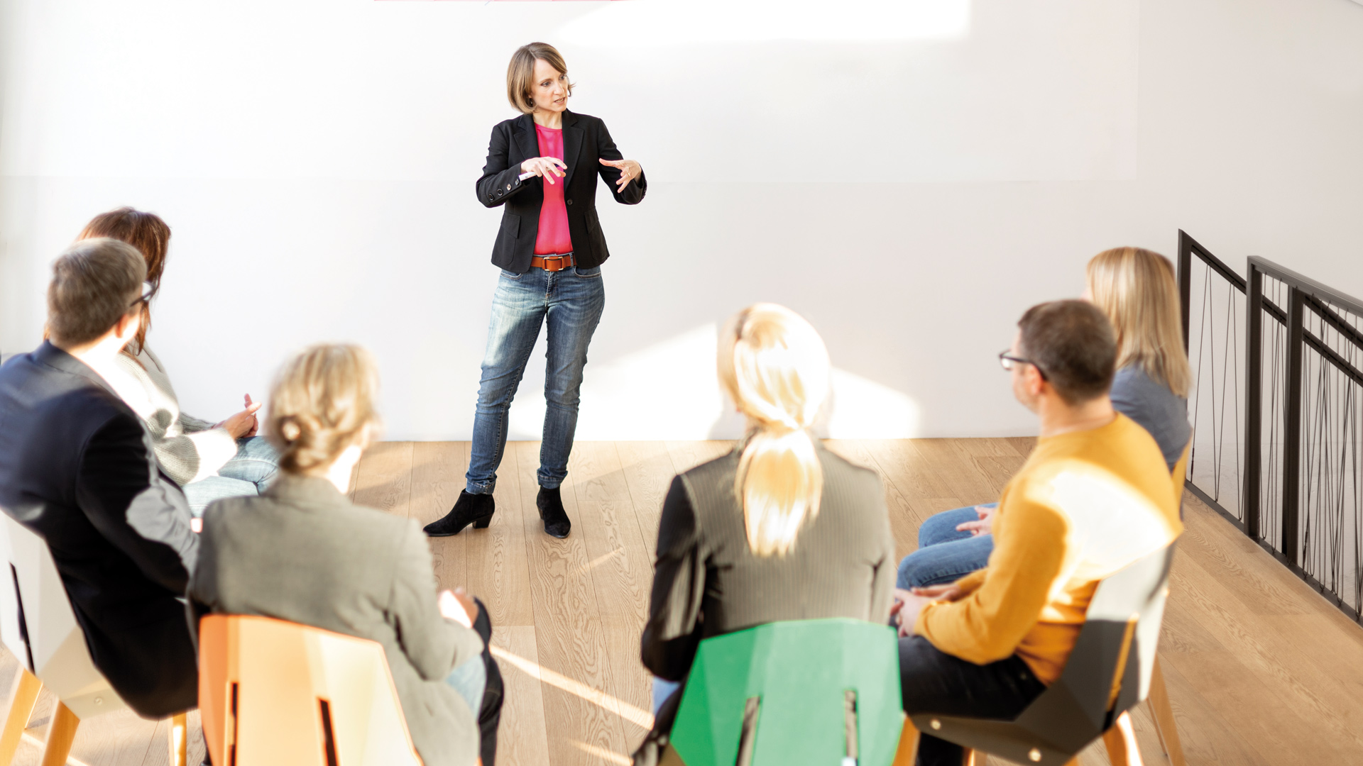 Alice Dehner beim Weiterbildungsformat der dehner academy für HR-Professionals. (Die Bildrechte liegen bei dem Verfasser der Mitteilung.)