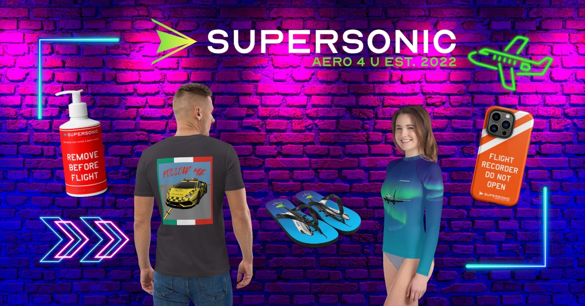 Aviation T-Shirts von Supersonic Aero 4U Aviation T-Shirts von Supersonic Aero 4U