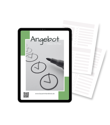 Angebot - Check mit Plan Das eBook für alle, die Bau- oder Handwerkerangebote verstehen wollen Angebot - Check mit Plan Das eBook für alle, die Bau- oder Handwerkerangebote verstehen wollen