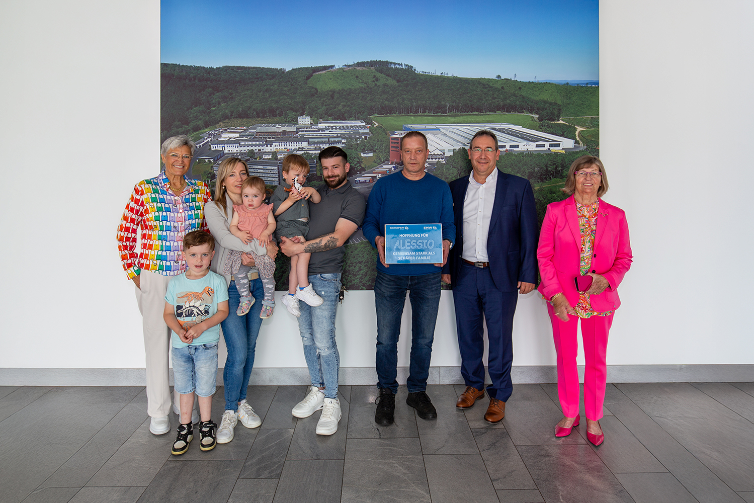 Gemeinsam stark für Alessio (Die Bildrechte liegen bei dem Verfasser der Mitteilung.) Gemeinsam stark für Alessio (Die Bildrechte liegen bei dem Verfasser der Mitteilung.)