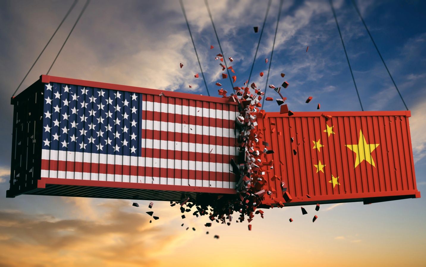 Der Handelsstreit zwischen den USA und China scheint beigelegt - vorerst; Quelle Depositphotos
