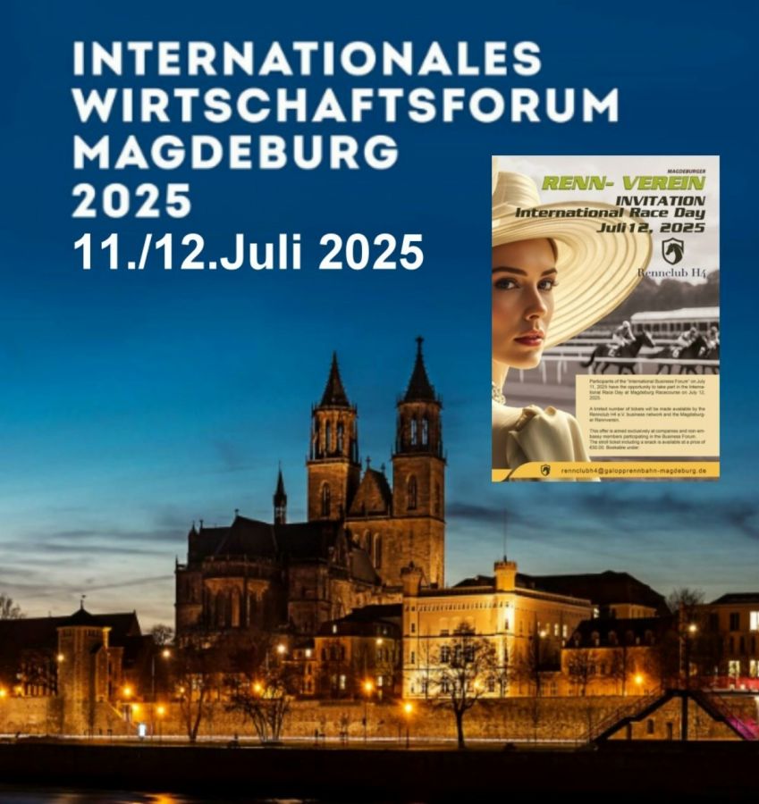 Meet the world in Magdeburg at International Business Forum & Race Day (© German Global Trade Forum Berlin)