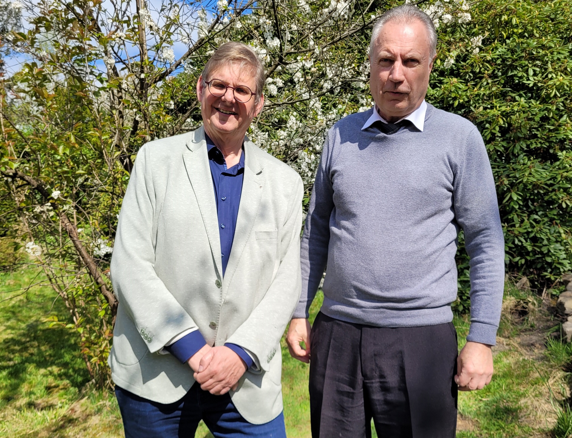 BU: v.l.n.r.: Prof. Dr. Ralph Dreher (FinAF), Heinz Leymann (IfKom)