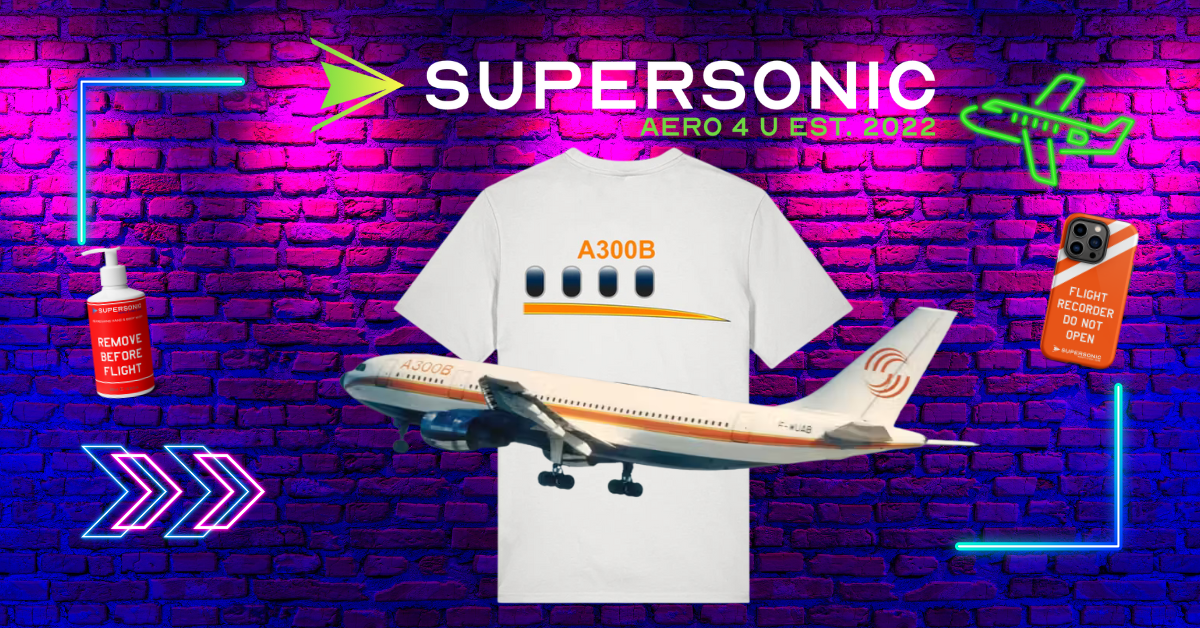 Airbus A300B Tshirt, Airbuslovers Airbus A300B Tshirt, Airbuslovers