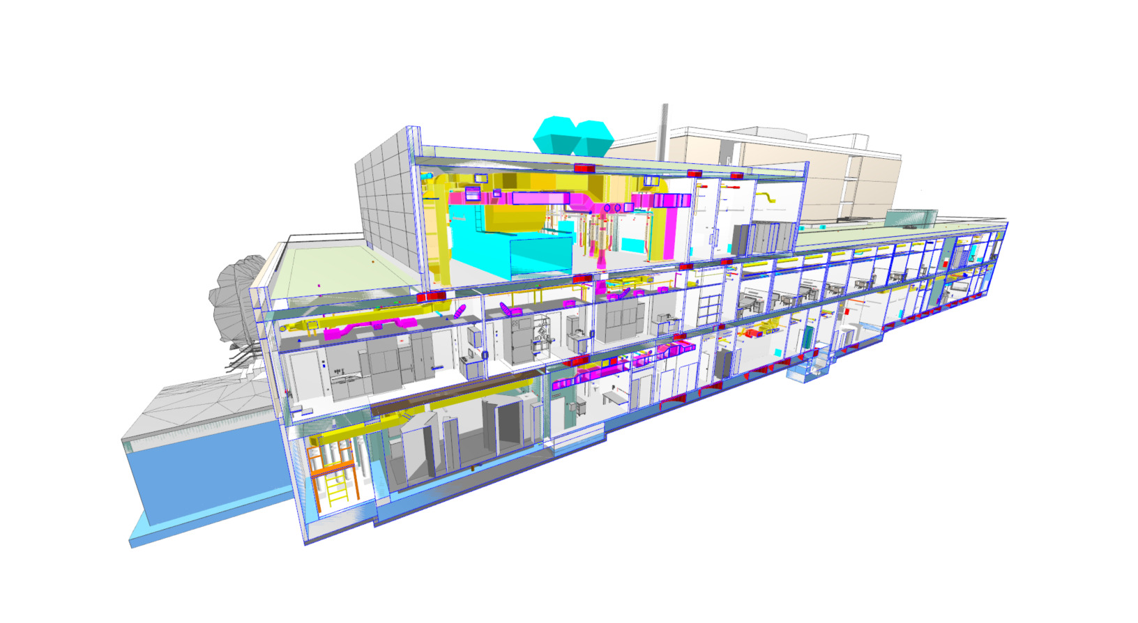 Persp. Modellansicht NUK_© Formitas AG mit freundlicher Genehmigung von medfacilities und UKL
