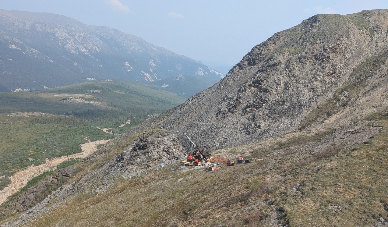 Sommersilberbohrung in Alaska; Quelle: Silver47 Exploration Sommersilberbohrung in Alaska; Quelle: Silver47 Exploration