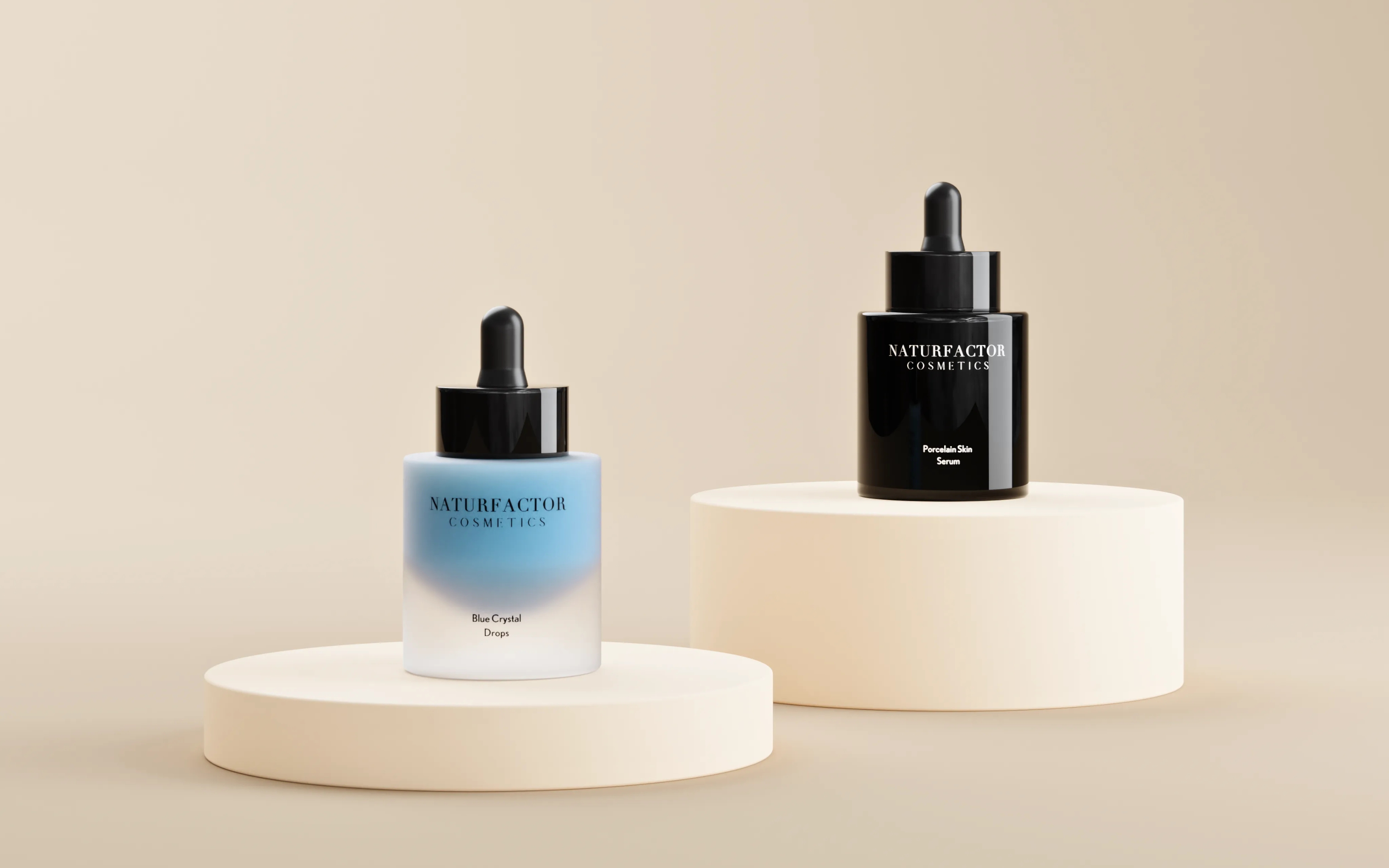 Blue Crystal Drops & Porcelain Skin Serum Blue Crystal Drops & Porcelain Skin Serum